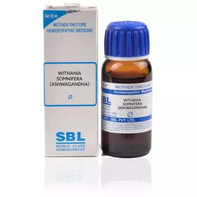 SBL Withania Somnifera (Ashwagandha) Mother Tincture 1X (Q) (30ml)