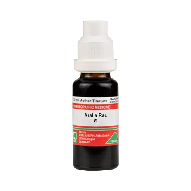 Adel Germany Homeopathic Aralia Rac Mother Tincture 1X (Q) (20ml)