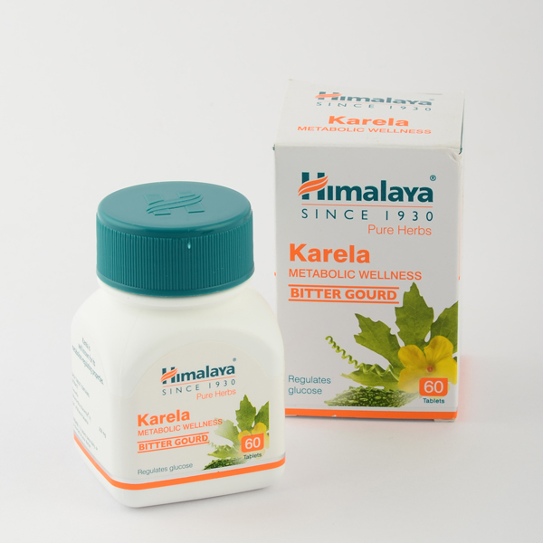 Himalaya Pure Herbs Karela – Bitter Gourd (60 Tablets)