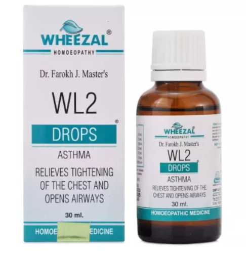 Wheezal Homeopathic WL2 Asthma Drop (30ml)