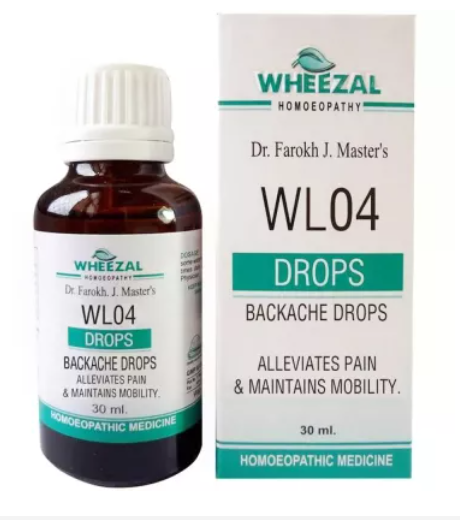 Wheezal Homeopathic WL04 Backache Drop (30ml)