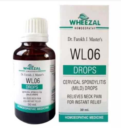 Wheezal Homeopathic WL06 Cervical Spondylitis (Mild) Drop (30ml)