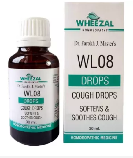 Wheezal Homeopathic WL08 Cough Drop (30ml)