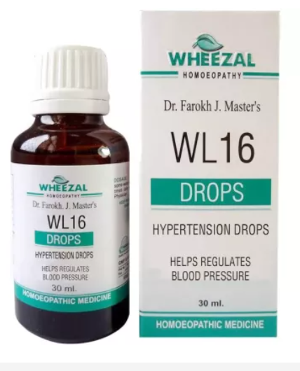 Wheezal Homeopathic WL16 Hypertension Drop (30ml)