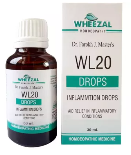 Wheezal Homeopathic WL20 Inflammatio Drop (30ml)