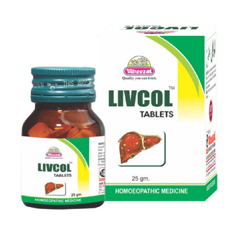 Wheezal Livcol Tablet (25gm)