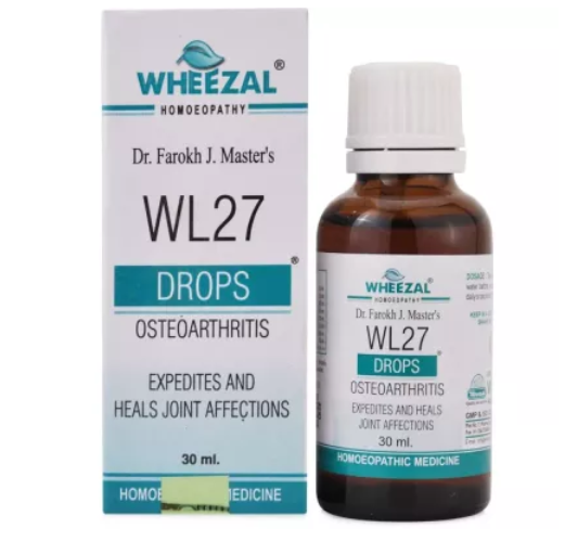 Wheezal Homeopathic WL27 Osteorthritis Drop (30ml)