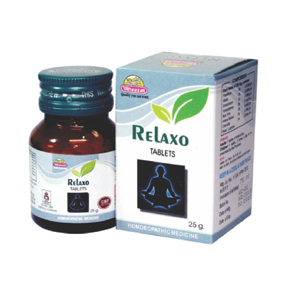 Wheezal Relaxo Tablet (25gm)