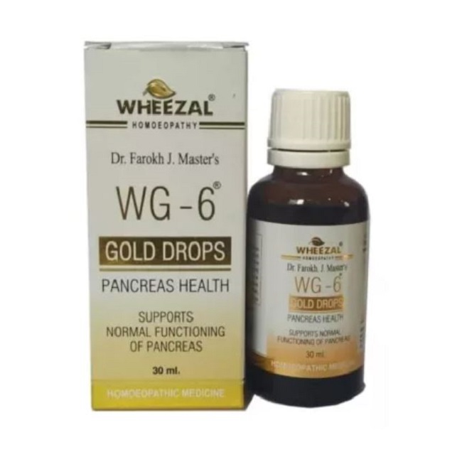 Wheezal WG 6 Gold Drops Pancreas Health (30ml)