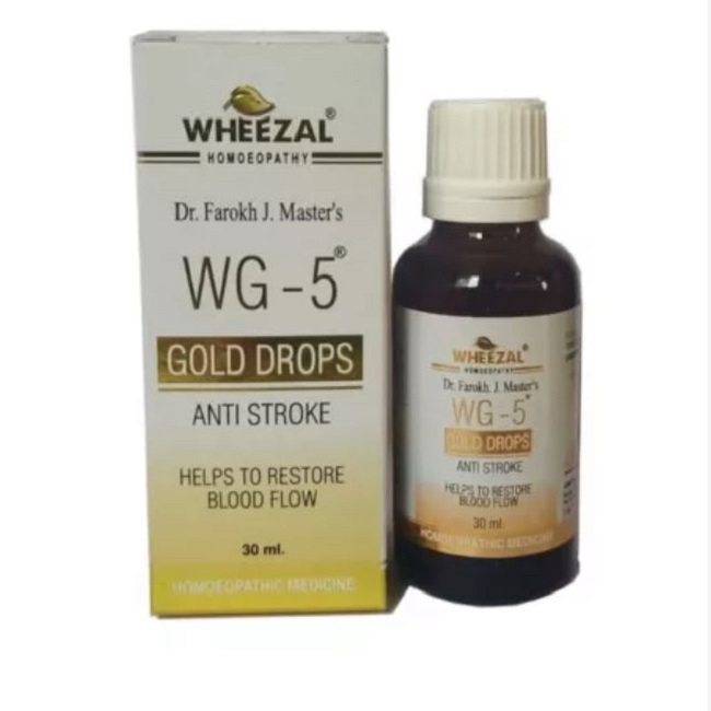 Wheezal WG 5 Gold Drops Anti Stroke (30ml)