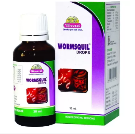 Wheezal Homeopathic Wormsquil Drop (30ml)