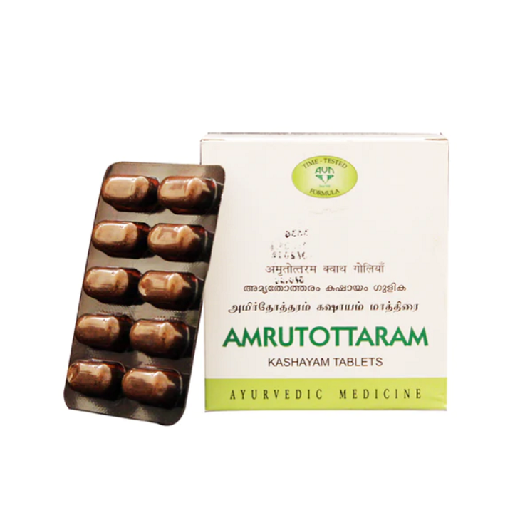 AVN AYURVEDA AMRUTOTTARAM KASHAYAM (120-TABLET)