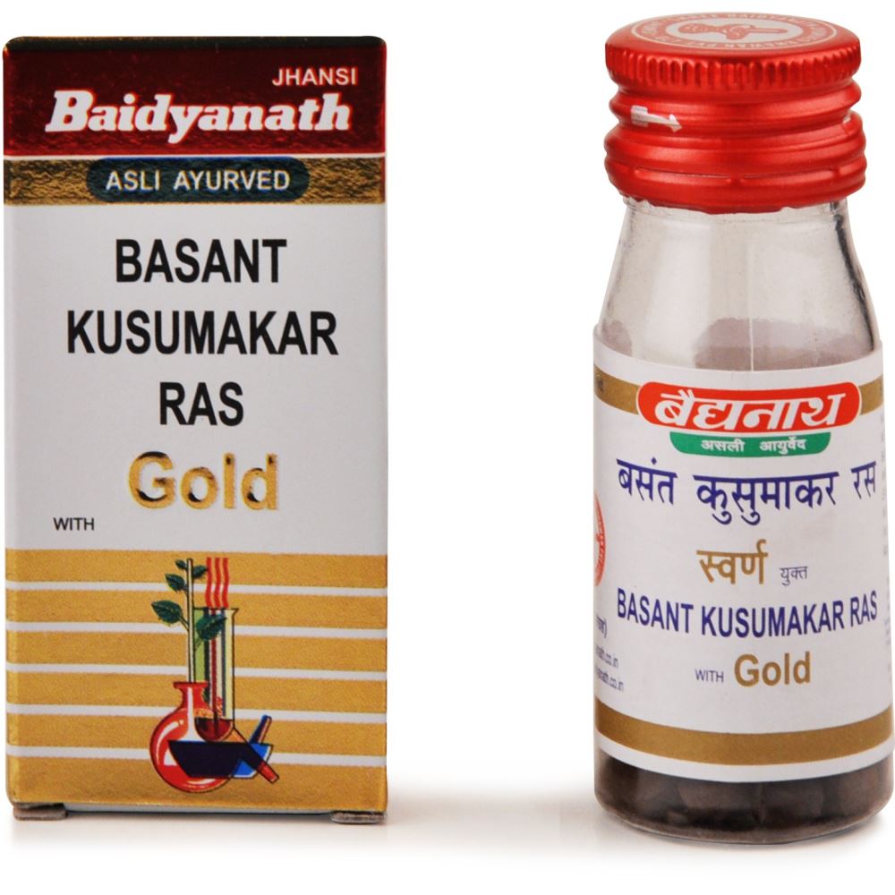 Baidyanath Basant Kusumakar Ras (Swarna Moti Yukta) (10tab)