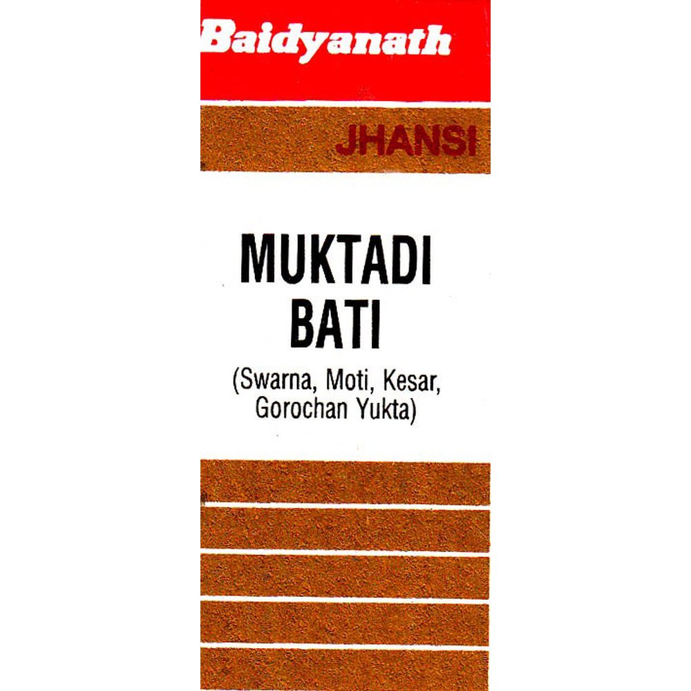 Baidyanath Muktadi Bati (Swarna Moti Kesar Yukta) (10tab)