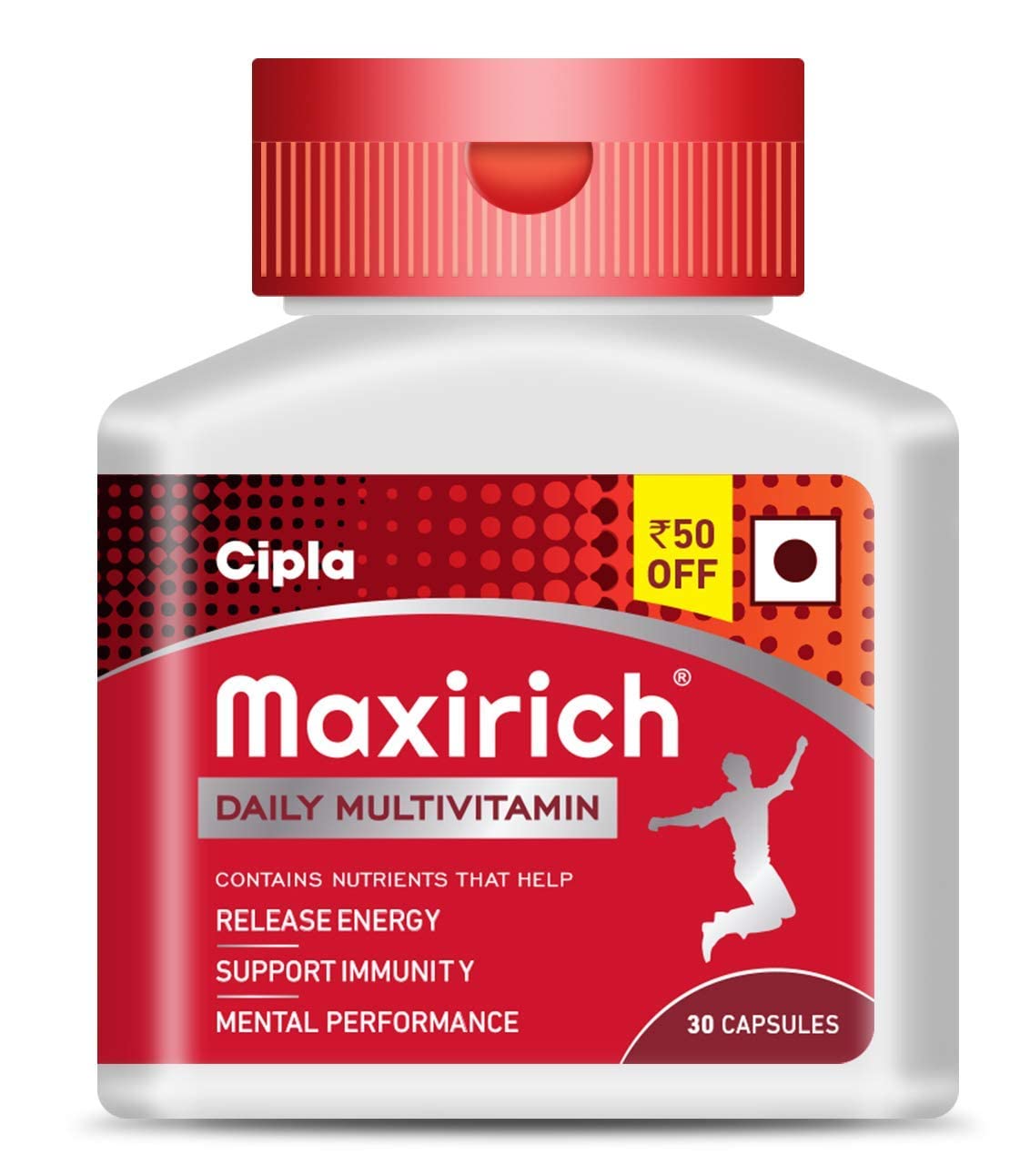 Cipla Maxirich Daily Multivitamin (30 Softgels)