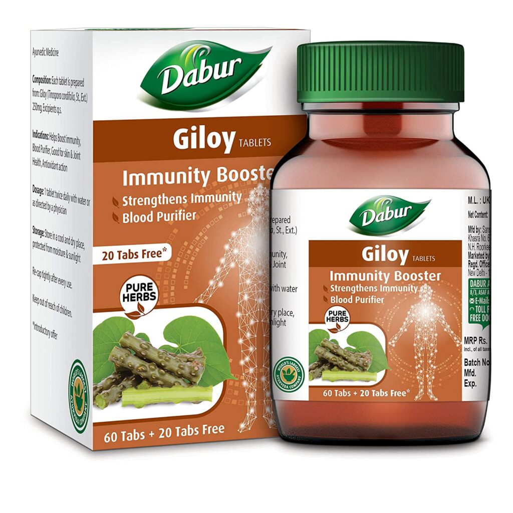 DABUR Giloy Tablet- (60 tablets )