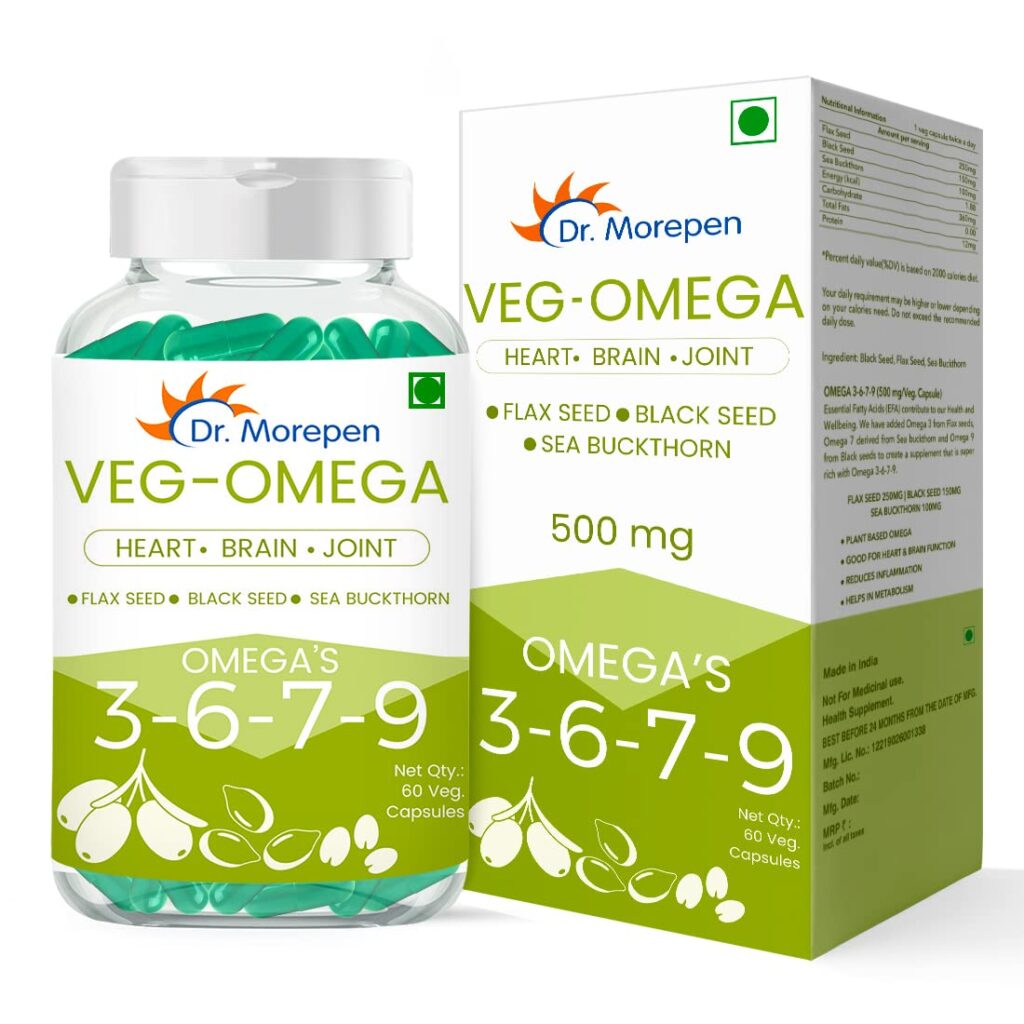 DR. MOREPEN Omega 3 6 7 9 (60 Veg Capsules)