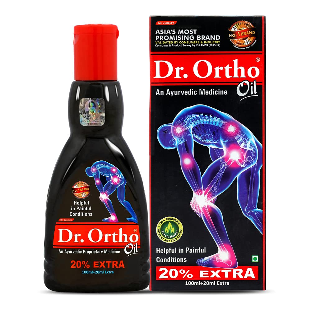 Dr Ortho Pain Relief Ayurvedic Medicine Oil – (100ml+20ml)