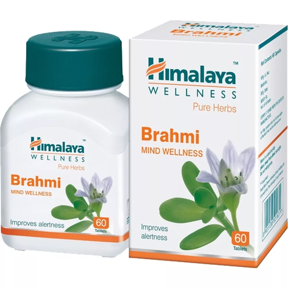 Himalaya Wellness Pure Herbs Brahmi (60 Tablets)