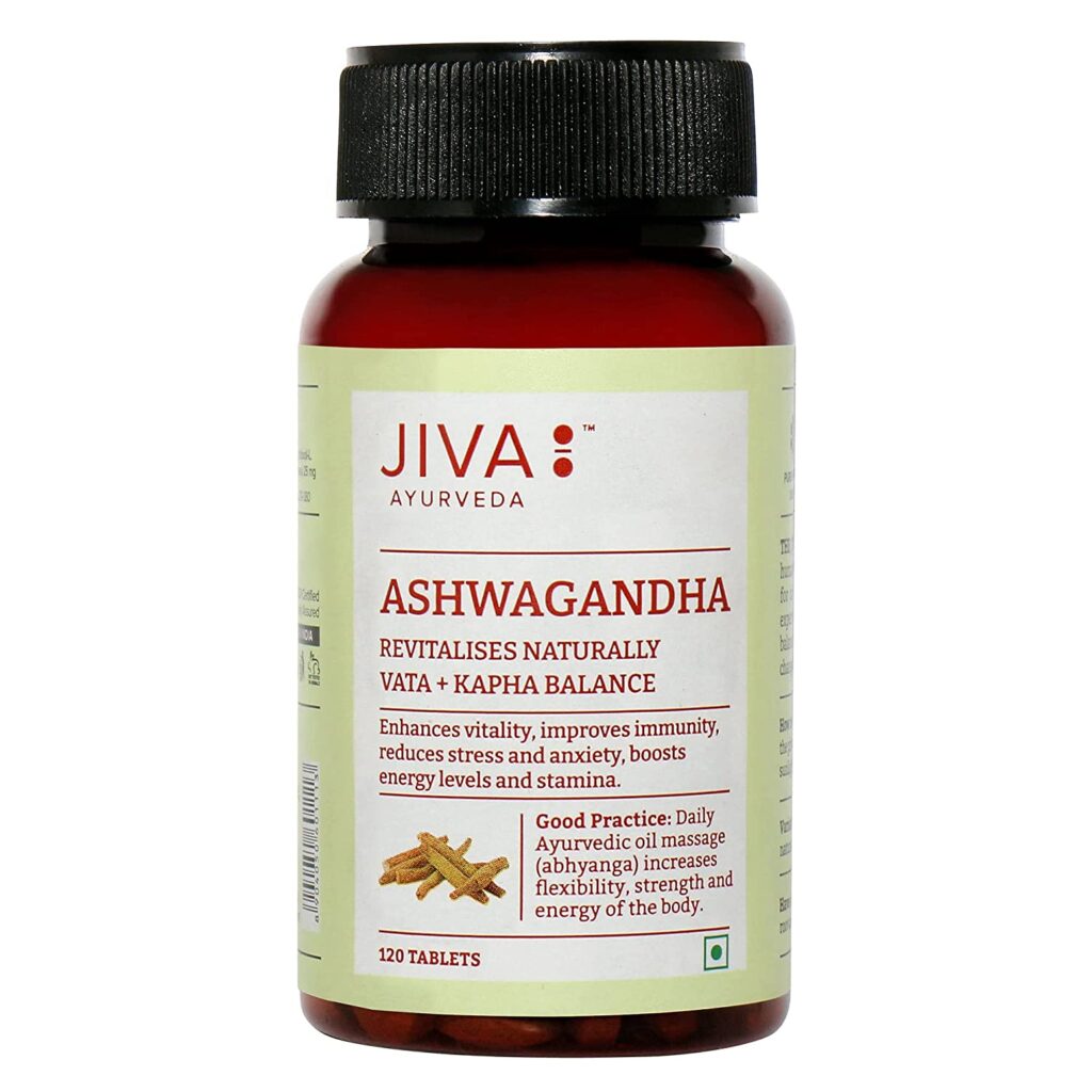 Jiva Ayurveda Ashwagandha Tablet- (120 Tablets)