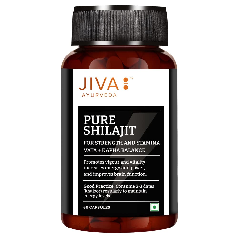 Jiva Ayurveda Pure Shilajeet (60 Capsules)