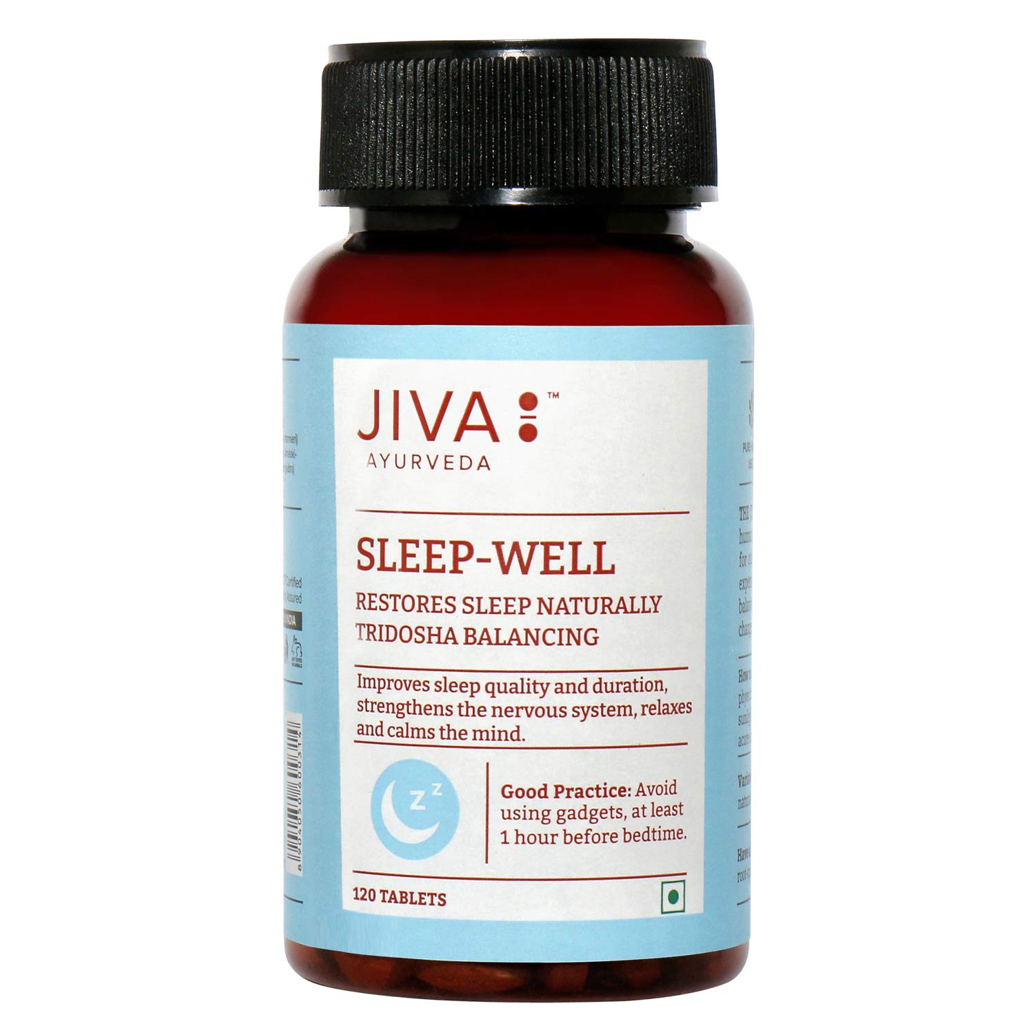 (Pack of 3) JIVA Ayurveda Sleep Well (120 Tablets)