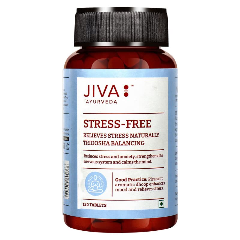 Jiva Ayurveda Stress-Free Tablet – (120 Tablets)