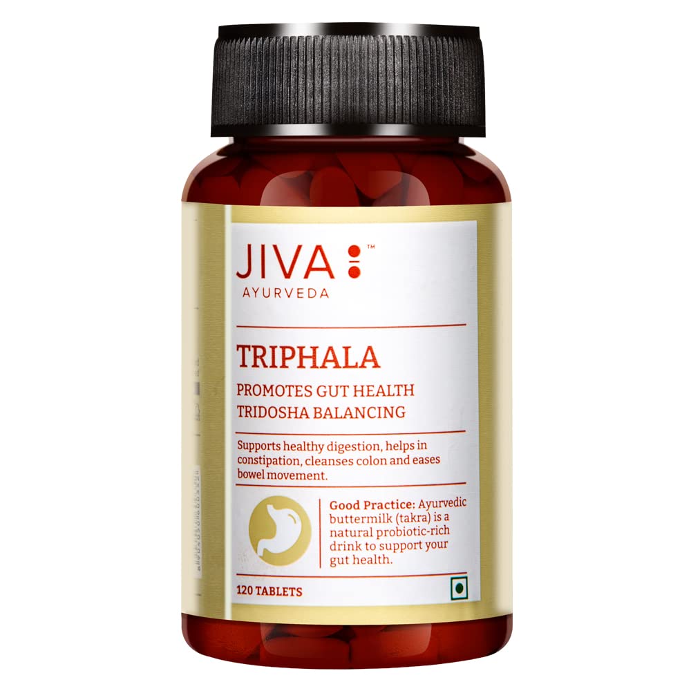 Jiva Ayurveda Triphala Ayurvedic (120 Tablets)