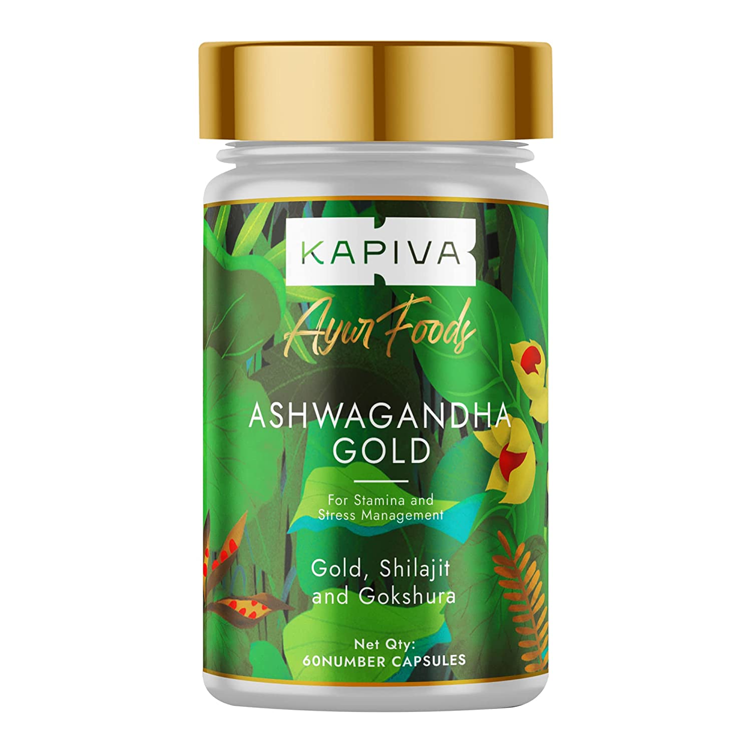 Kapiva Ashwagandha Gold Capsules ( 60 Capsules )