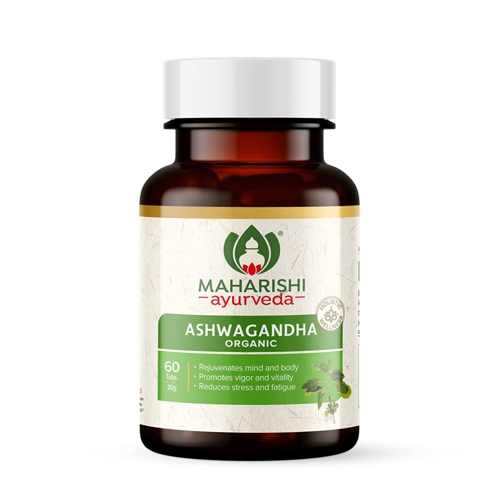 Maharishi Ayurveda Organic Ashwagandha (60 Tablets)