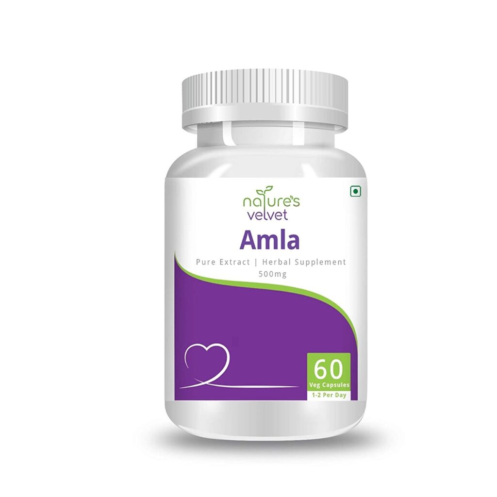 Natures Velvet Pure Extract Amla 500mg – (60 Capsules)