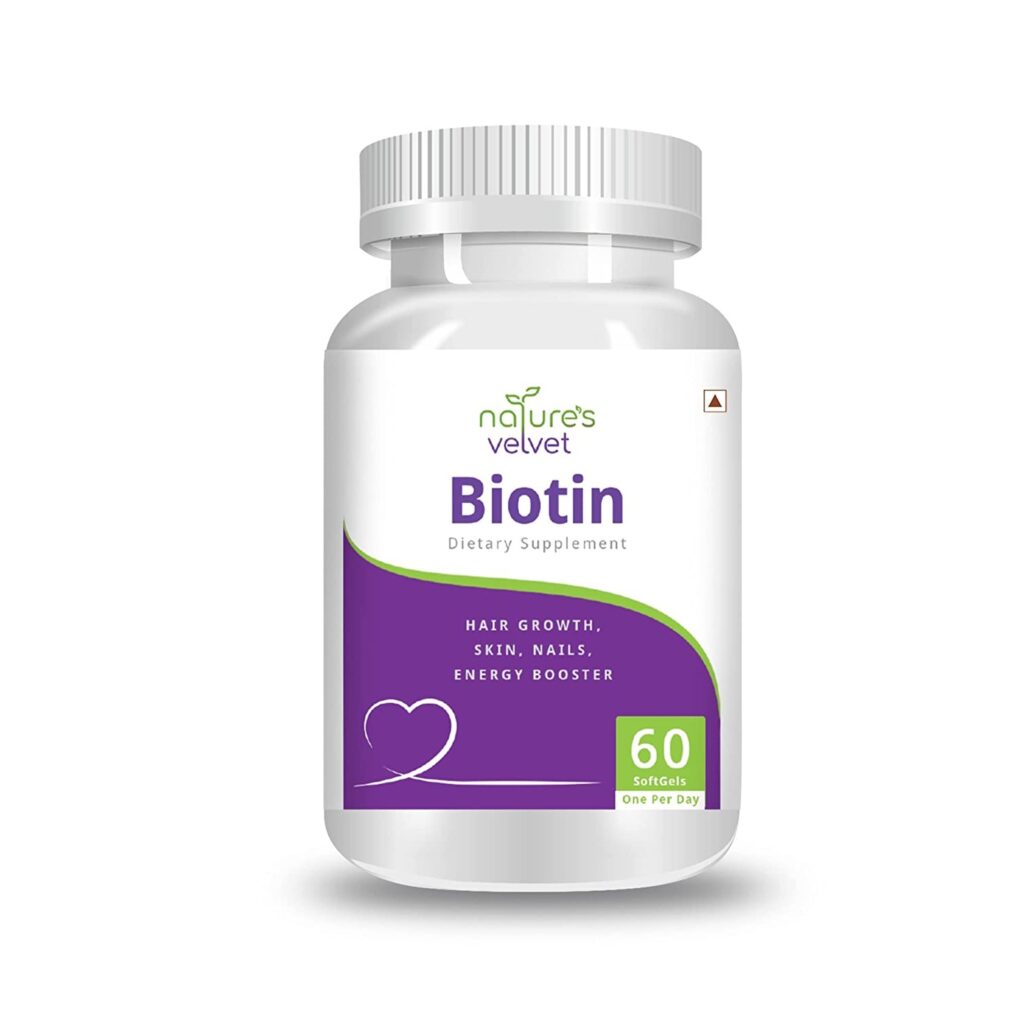 Natures Velvet Lifecare Biotin (60 Softgels)