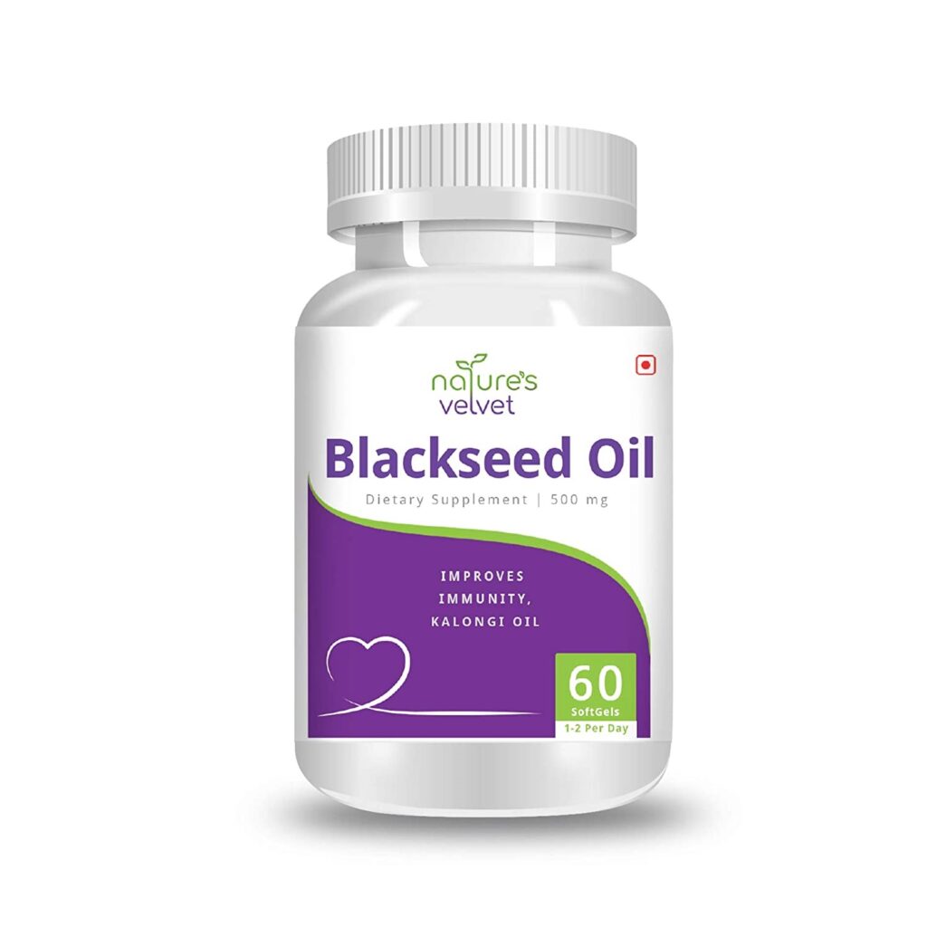 Natures Velvet Lifecare Black Seed Oil (60 softgels)