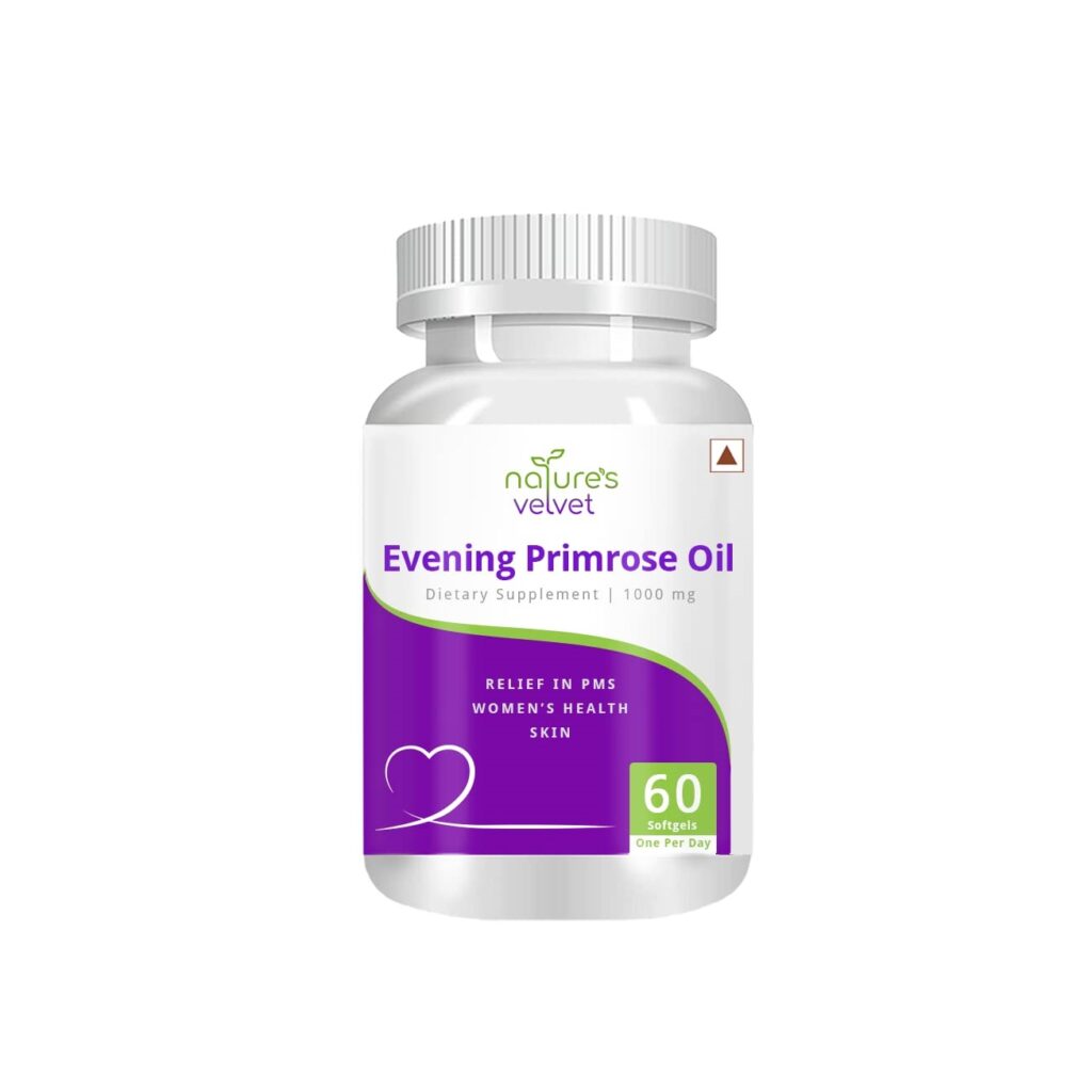 Nature’s velvet Evening Primrose Oil (60 Softgels)