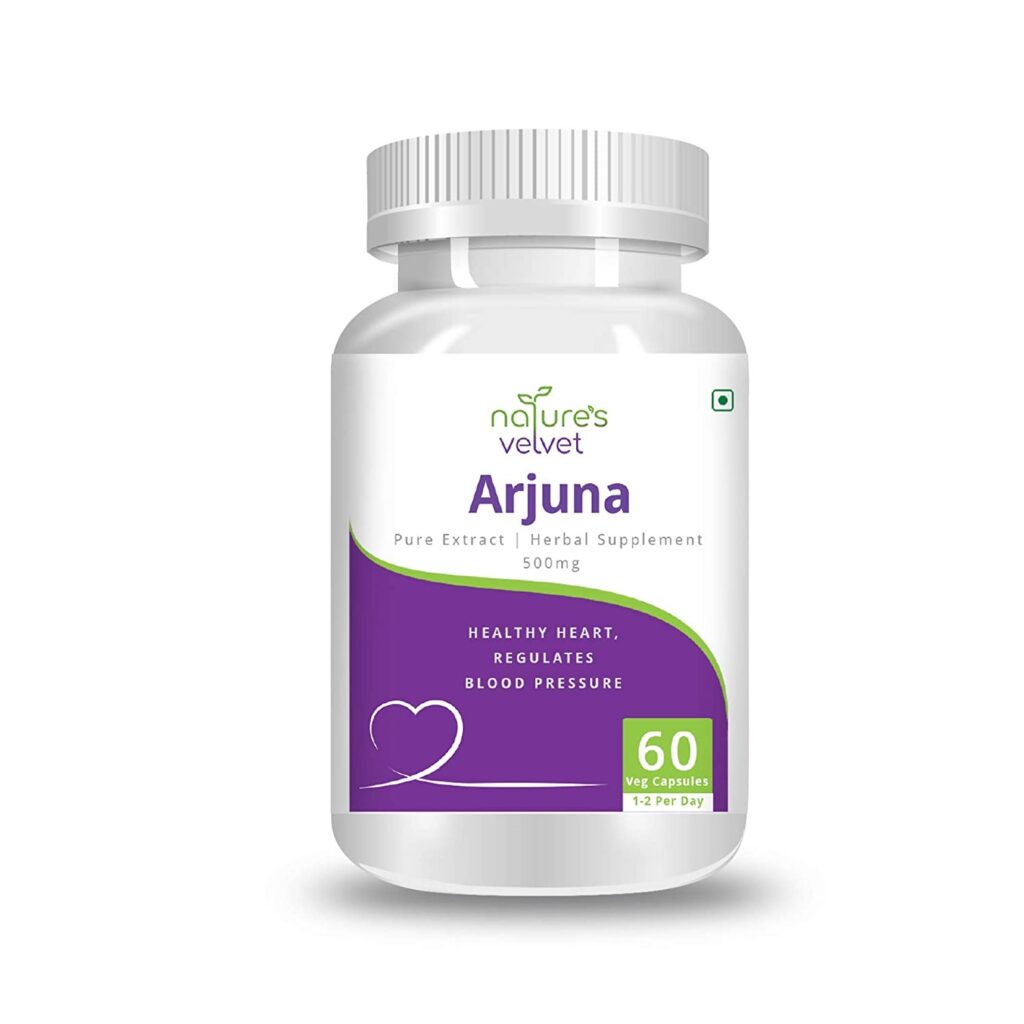 Natures Velvet Lifecare 500 mg Arjuna Pure Extract Tablet – (60 Capsules)