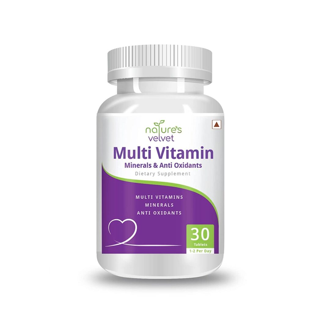 Nature’s Velvet Multivitamins,Minerals and Antioxidants (30 Tablets)