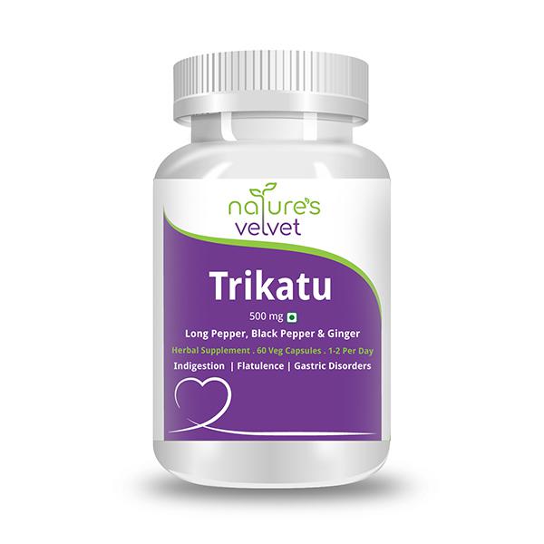 Natures Velvet Pure Extract Trikatu 500mg – (60 Capsules)