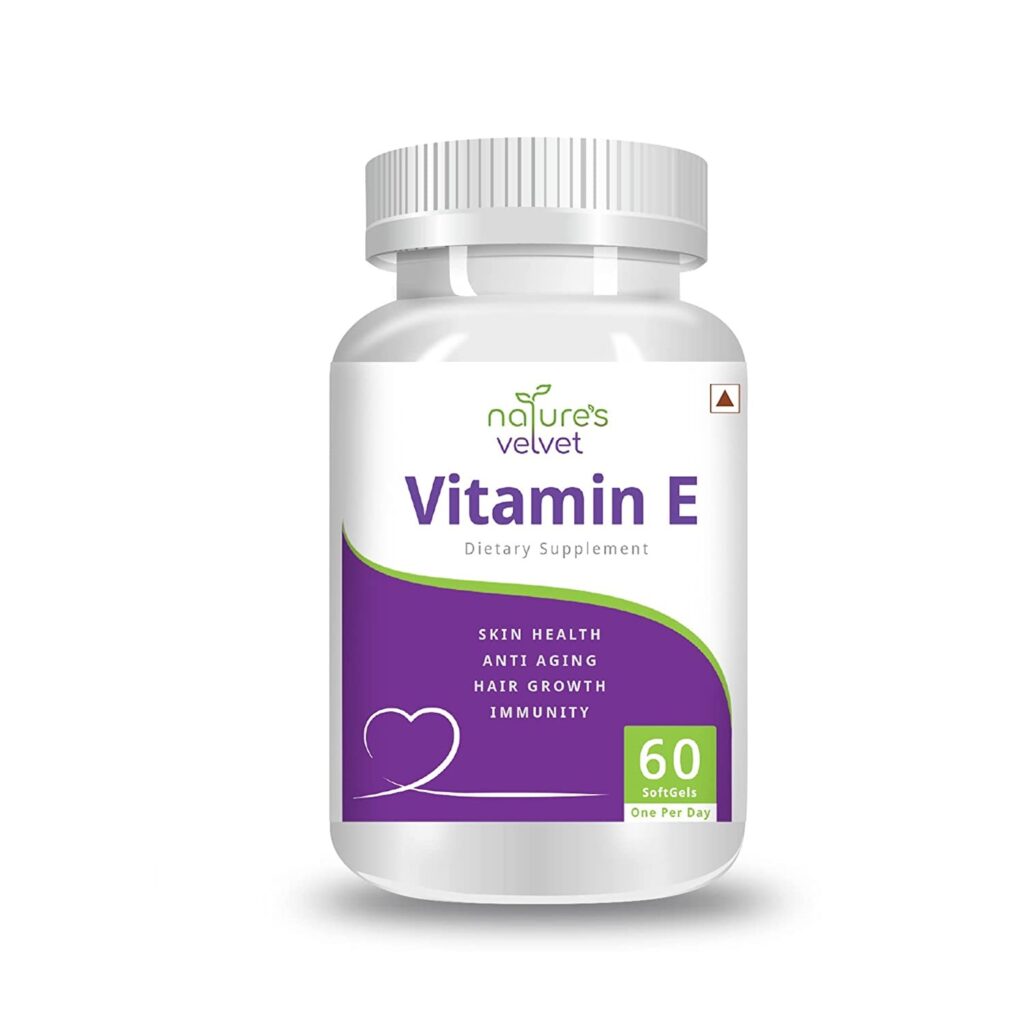 Natures Velvet Lifecare Vitamin E, (60 Softgels)