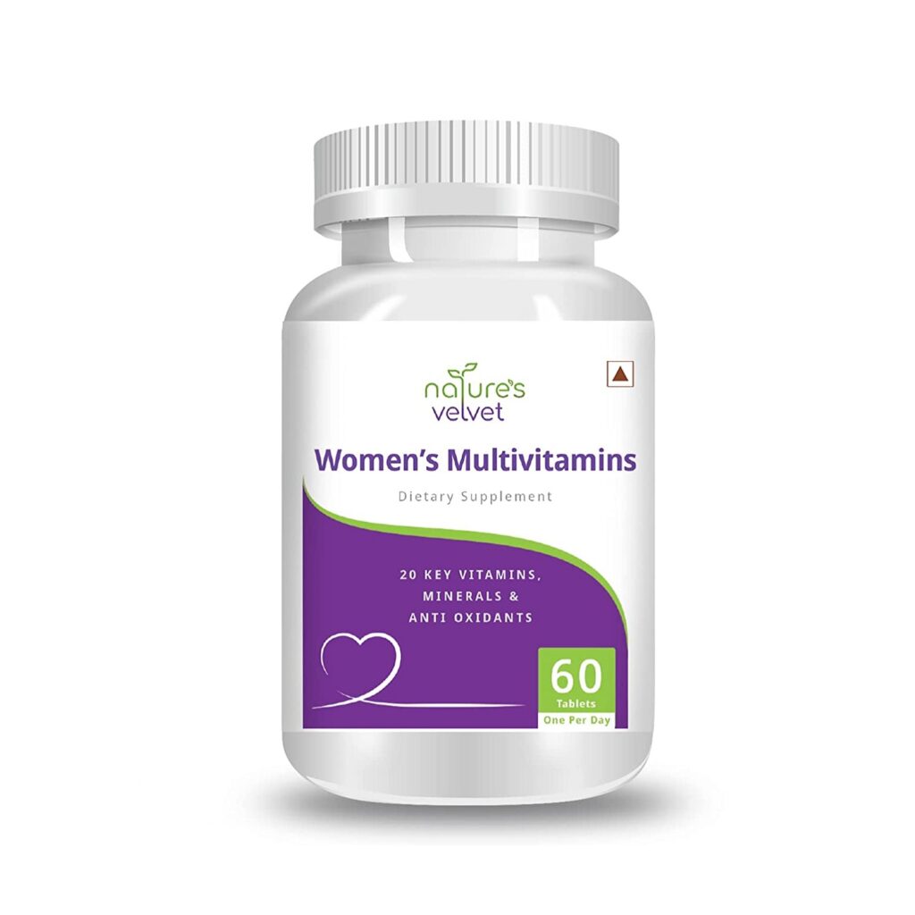 Natures Velvet Womens Multi Vitamins, (60 Tablets)