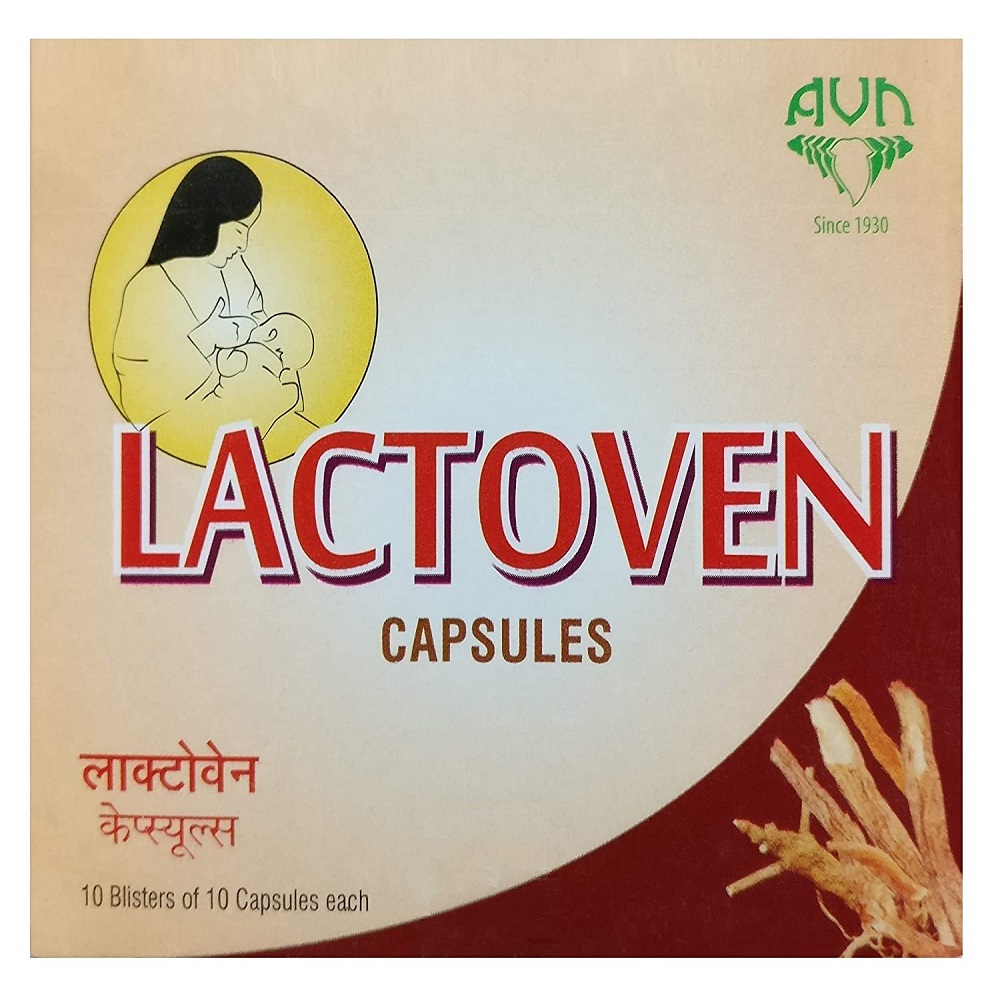 AVN AYURVEDA LACTOVEN CAPSULE – 120 NOS For milk productionin Lactating Mothers