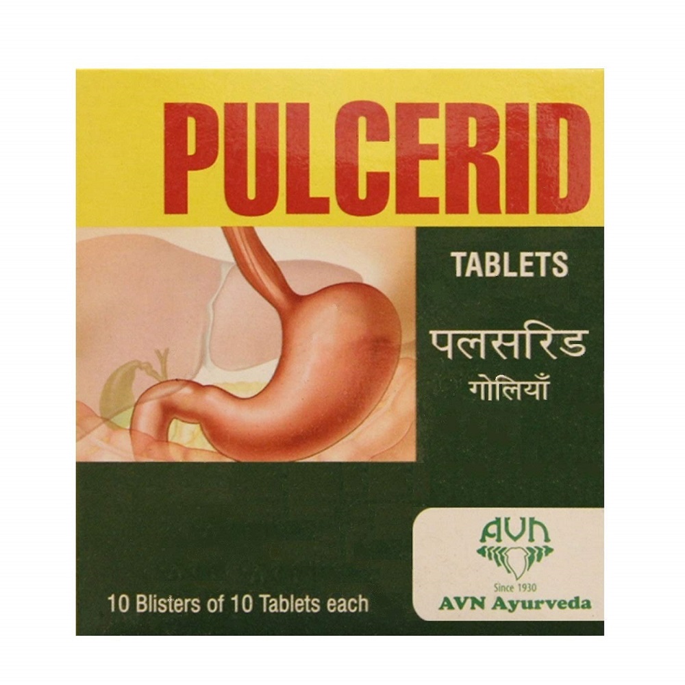 AVN Pulcerid Tablets – 100 Tablets For Gas, Acidity, Indigestion, Heartburn, Vomiting, Burning Sensation In Stomach