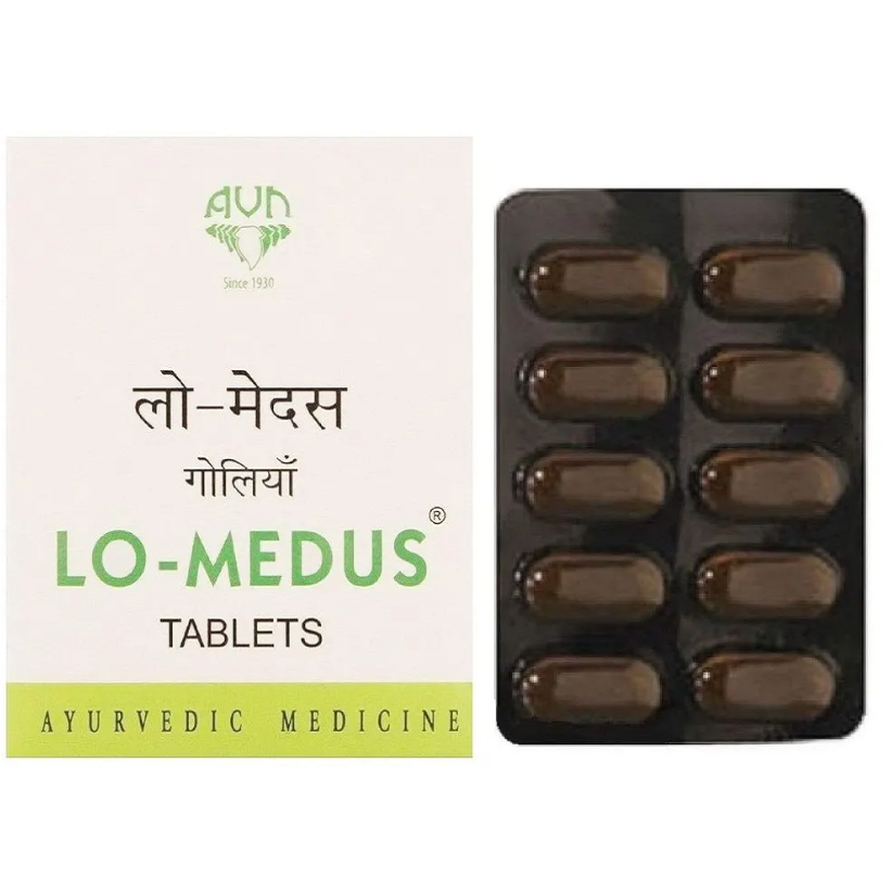 AVN Ayurveda Lo-Medus 100 Tablets For Obesity, Cholesterol, High Lipid Levels And Triglycerides