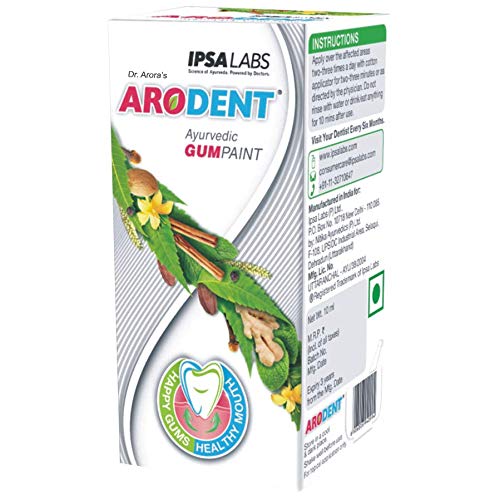 ARODENT Herbal oil Spongy Receding loose swollen Gum With Neem 10ml