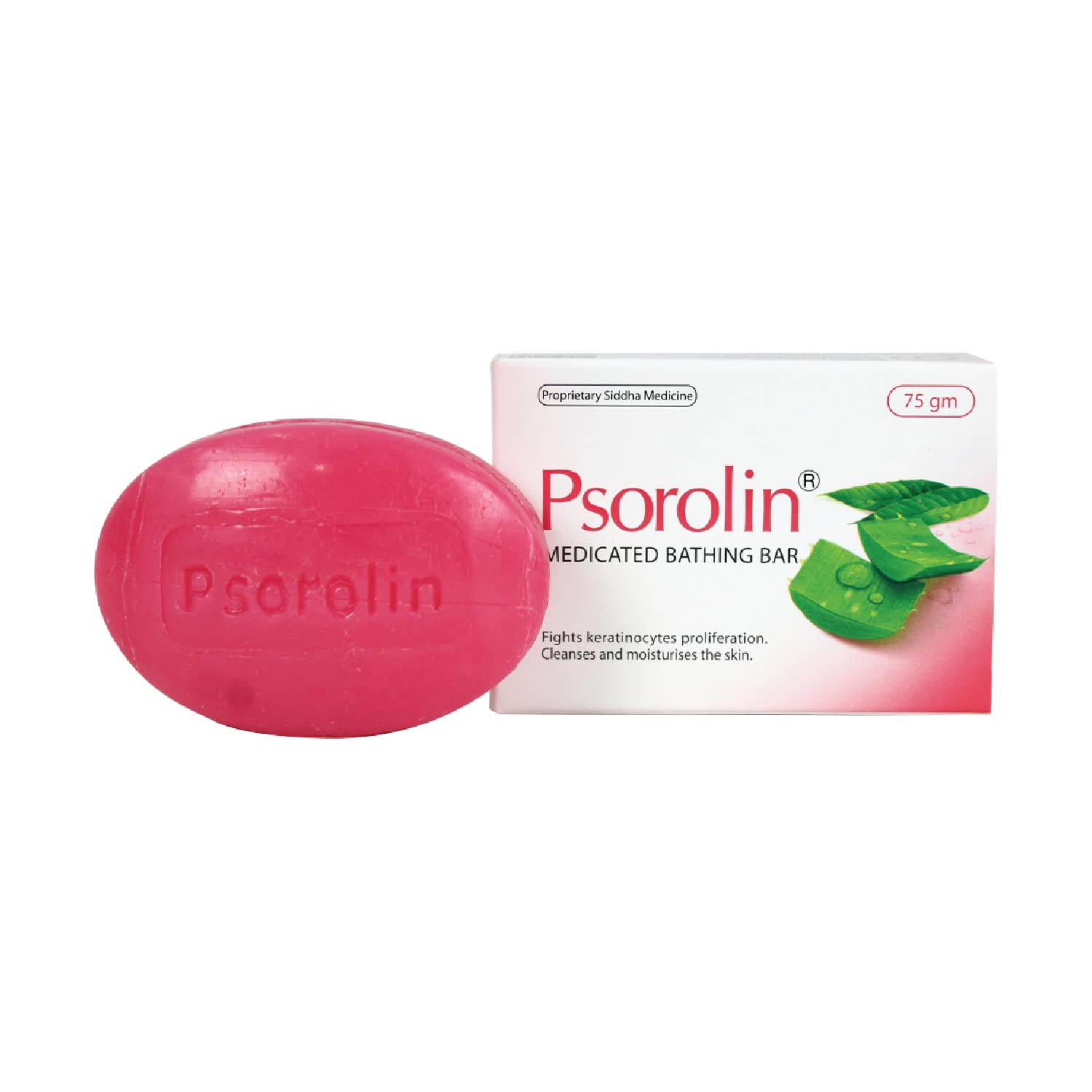 2 X Psorolin Medicated Bathing Bar Soap (75gms)