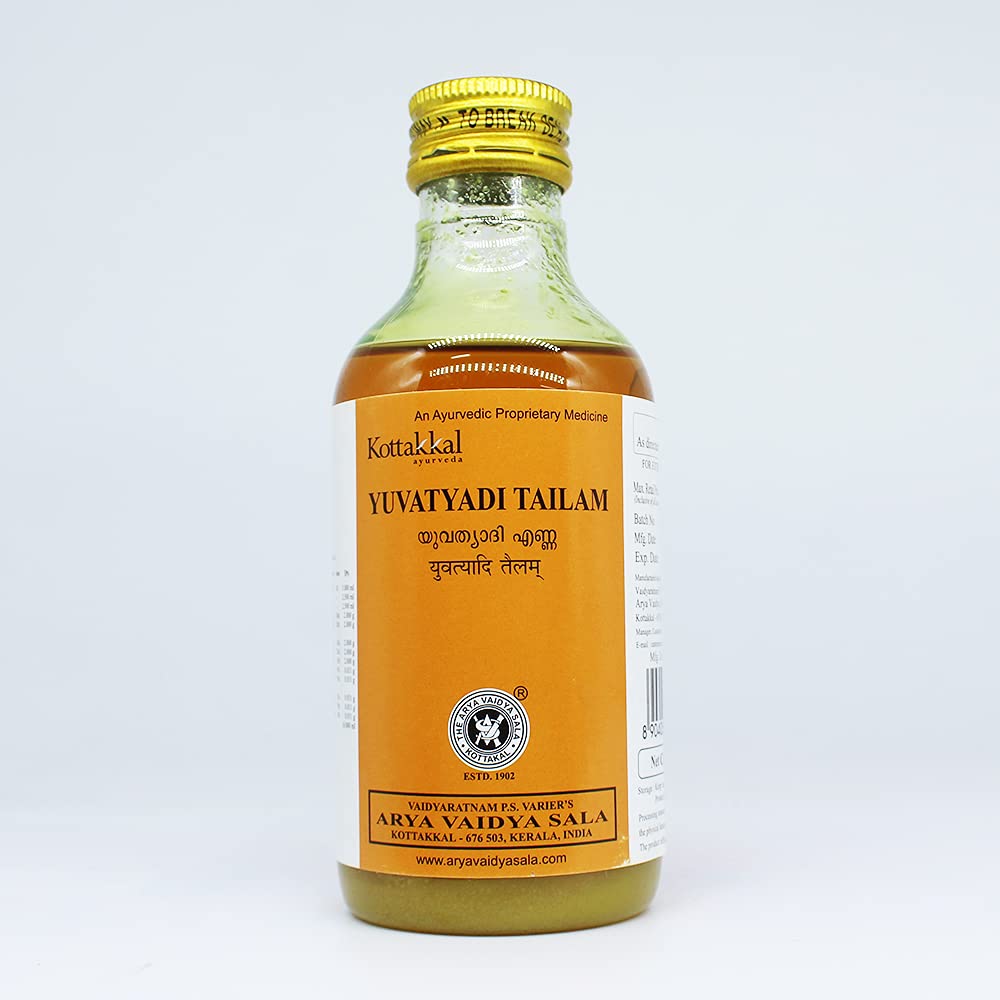 Kottakkal Ayurveda Yuvatyadi Tailam 200ml For development of breasts, firmness to the muscles, breast pain