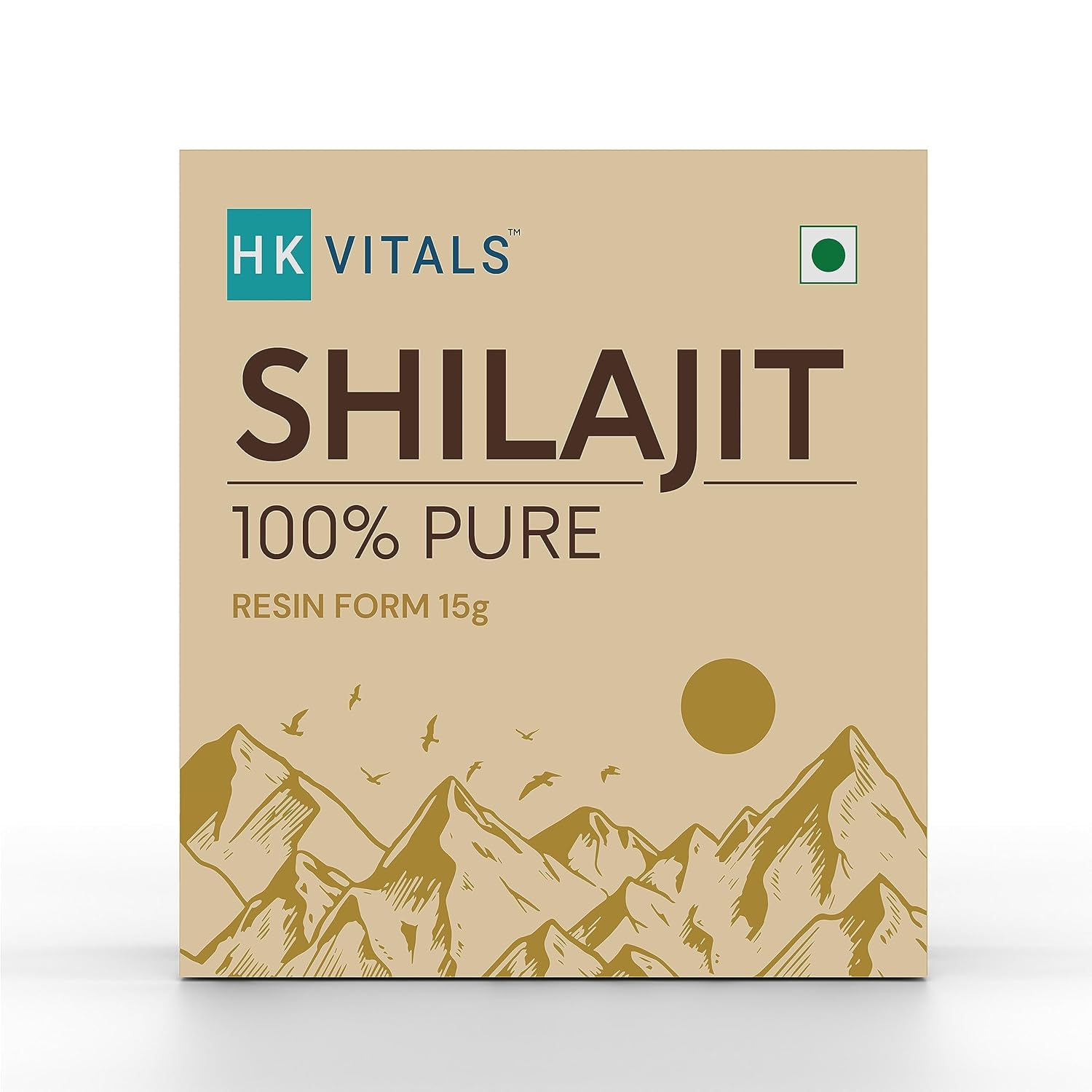 HealthKart HK Vitals Pure Himalayan Shilajit Resin, 15 g | For Boosting Energy, Endurance & Stamina