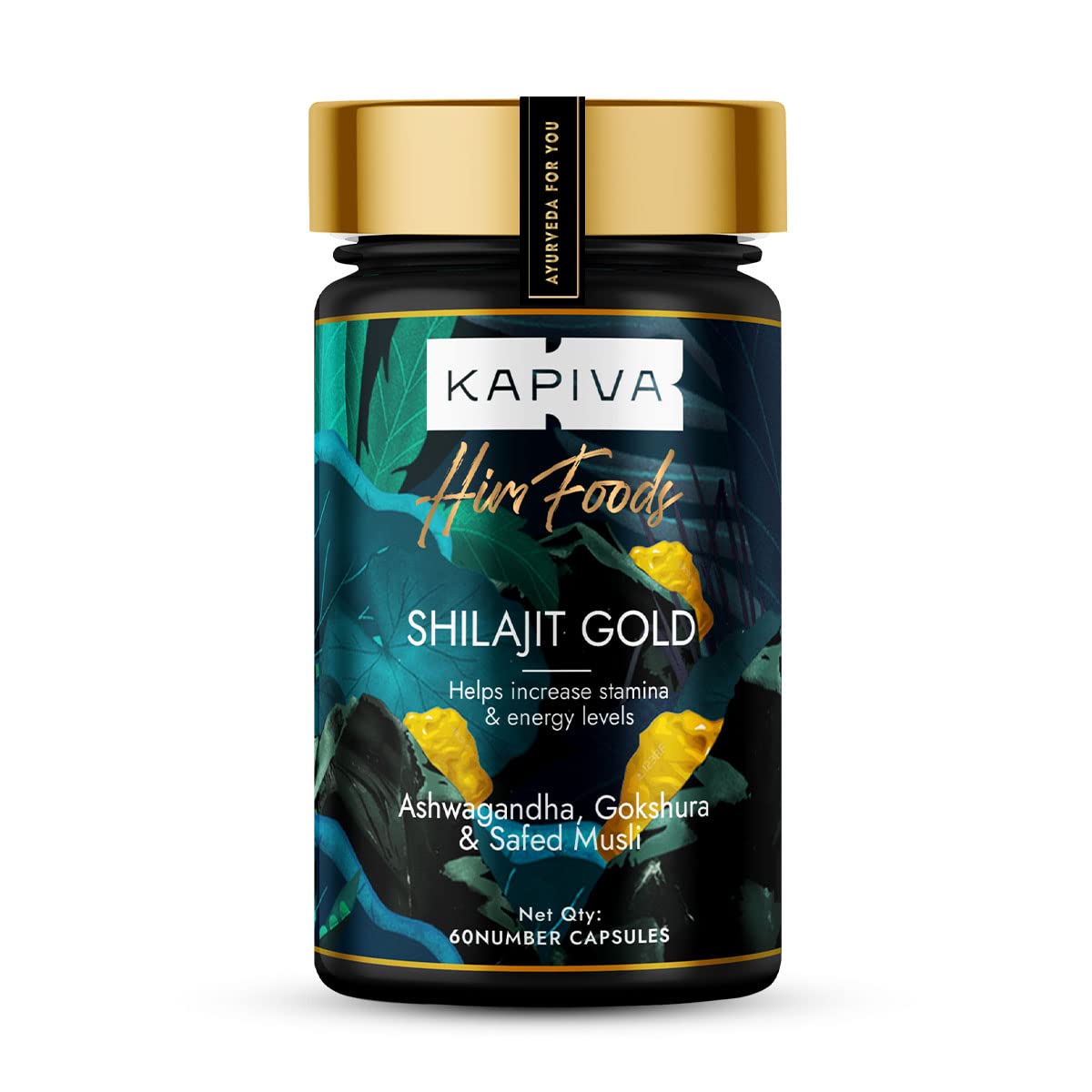 kapiva Shilajit Gold Capsules 60cap for vitamin