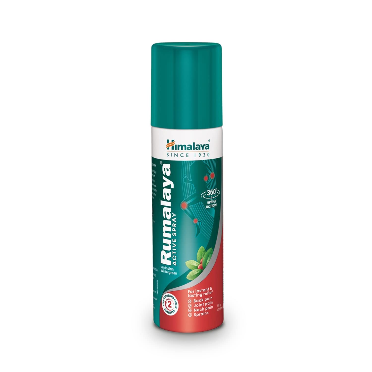 Himalaya Rumalaya Spray|Quick&Long-Lasting Relief From Body Pain|Back Pain,Knee Pain,Joint Pain,Muscle Pain,Sprains|Ayurvedic|50G