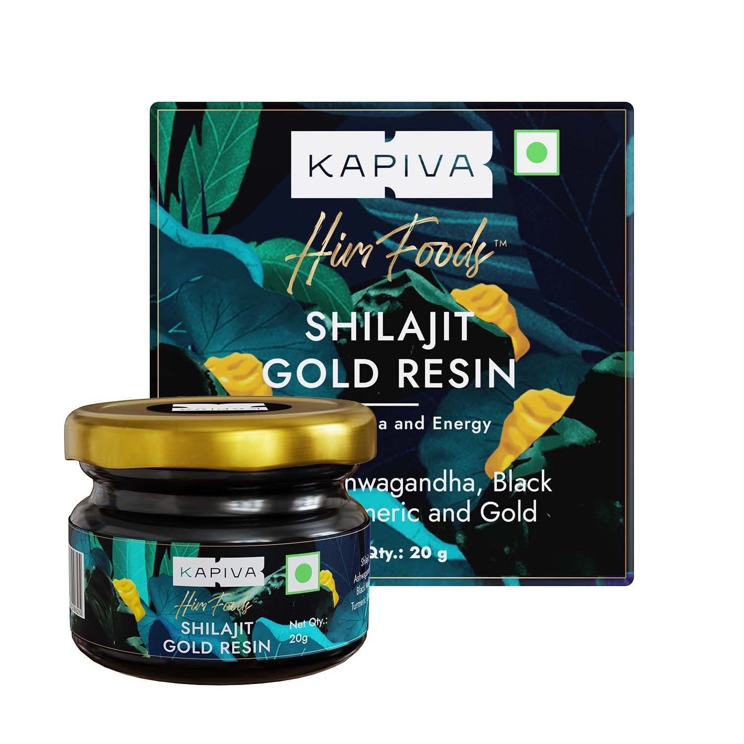 Kapiva Shilajit Gold Resin – 20g for boosting Stamina