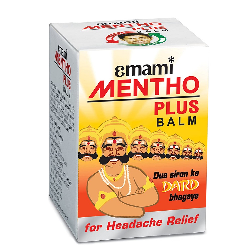 Emami Mentho Plus Balm – 9 ml For Pain Relief, headache, relaxing stressed muscles